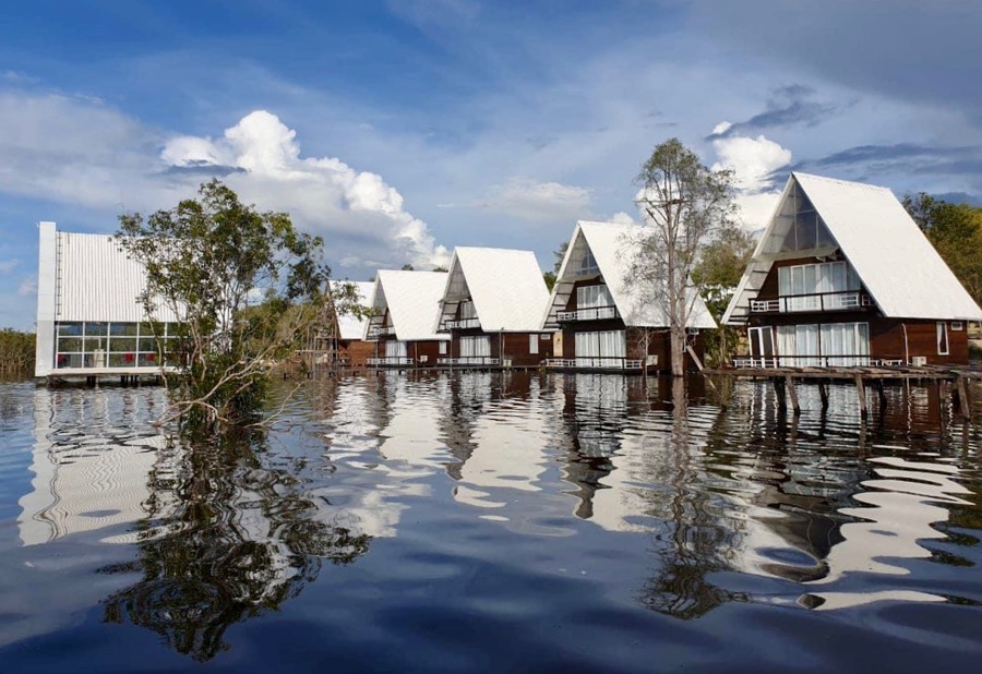 Cottage Terapung Danau Laet, Destinasi Wisata Baru di Kalimantan Barat